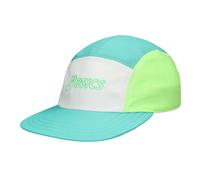 Asics 5 Panel Cap | EU ML in Aurora Green/Cream