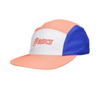 Gorra de Running ASICS Performance Running 5 Panel Cap Sun Coral/Blanco S - M