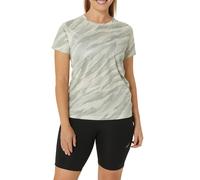 Asics Camiseta de mujer Core All Over Print Ss Top Asics. Negro / Negro XS