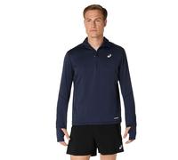 ASICS Camiseta de running con capucha Road Winter para hombre azul oscuro | S