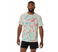 ASICS Camiseta de running para hombre Road All Over Print SS Top multicolor | XL
