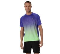 ASICS Road Fade Ss Top - Hombre - Violeta / Verde - talla XL- modelo 2026