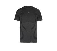 ASICS Camiseta de running sin costuras Road para hombre negro | S