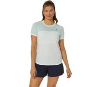 Asics Camiseta Deportiva de Manga Corta Court Blanco Mujer Tenis - Marca EAN: 4550457216364 - Talla: XS