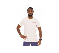 Asics camiseta Ghest Logo vêtement running homme déstockage S Beige
