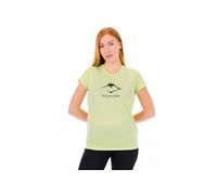 Asics camiseta manga corta Fujitrail Logo vêtement running femme déstockage M Vert