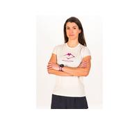Asics camiseta manga corta Fujitrail Logo vêtement running femme déstockage XS Beige