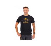 Asics camiseta manga corta Fujitrail Logo vêtement running homme L Noir
