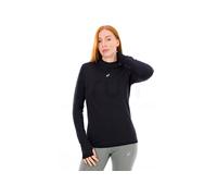 ASICS Camiseta de running para mujer Road Winter Seamless negro | L