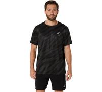 ASICS Core All Over Print Ss Top - Hombre - Negro - talla S- modelo 2025