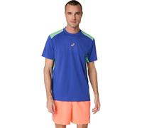 Camiseta de pádel asics padel court ss top hombre azul cobalto/ve M