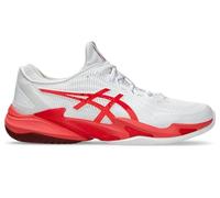 ASICS Court FF 3 Novak, Sneaker Hombre, Blanco/Rojo ELÉCTRICO, 42 EU