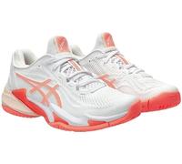 ASICS Court FF 3, Sneaker Mujer, White/Sun Coral, 37.5 EU