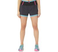 Asics Fujitrail 2-n-1 Short Performance Black/gris Blue Talla: XL | Shorts Deportivos Outlet | Mujer | Azul