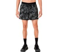 ASICS Fujitrail All Over Print 5in Short - Hombre - Negro / Gris - talla L- modelo 2026