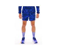 Pantalones ASICS Fujitrail All Over Print 5In Short Hombre Azul/Cobalto/Beige XL