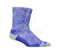 Calcetines de trail asics fujitrail graphic crew sock cobalto/bei S