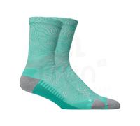 Calcetines de trail asics fujitrail graphic crew sock verde/light S