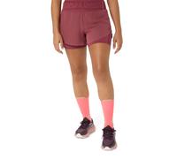 Asics Fujitrail Elite pantalones cortos de trail running para Mujer | EU XL in Brisket Red