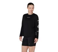 Asics Fujitrail Logo camiseta para Mujer | EU XS in Performance Black