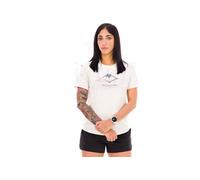 Camiseta de Trail ASICS Fujitrail Logo Ss Top Mujer Beige XL