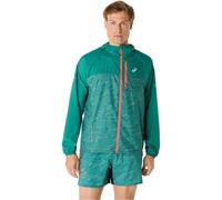 ASICS Fujitrail Packable Windbreaker - Hombre - Verde / Azul - talla XL- modelo 2025