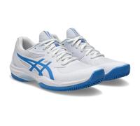 ASICS Game FF Clay, Sneaker Mujer, Costa Blanca/Azul, 39.5 EU