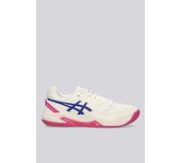 Zapatillas de tenis asics gel-dedicate 8 mujer beige/azul cobalto 39