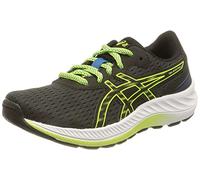 ASICS Gel-Excite 9 GS, Zapatillas Bajas Unisex Adulto, Negro Verde Peligro, 36 EU