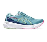 ASICS Gel-Kayano 30 - Tenis de Correr para Mujer, Talla 5, Color Azul Gris/Verde Lima, Gris Azul/Verde Lima, 5