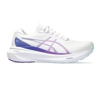 ASICS Gel-Kayano 30 - Tenis de Correr para Mujer, Talla 9.5, Blanco/UVA cibernética, Blanco/Cyber Grape, 41.5 EU