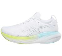 Asics Gel-Nimbus 25 - Tenis de Correr para Mujer, Color Blanco/Plata Pura, Talla 7, Blanco y Plata Pura, 40.5 EU