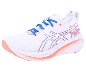 ASICS Gel-Nimbus 26, Women's Sneaker, White Sunrise Red, 45 EU