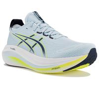 ZAPATILLA NEUTRA HOMBRE ASICS GEL-NIMBUS 27 AZUL CIELO-AMARILLO FLUOR 42
