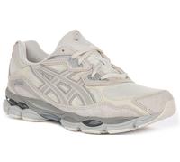 Asics Gel-Nyc Influir Avance Acolchada Zapatillas Hombre En Crema UK 8-12