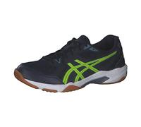 Asics Hombre Gel-Rocket 10 Zapatos de Voleibol, Midnight/Hazard Green, 45 EU