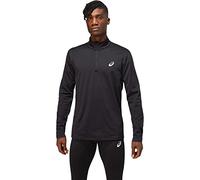 ASICS Hombres Core Longsleeve 1/2 Zip Winter Top Laufbekleidung Camiseta De Manga Larga Performance Black - Negro M