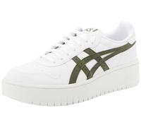 ASICS Japan S PF, Sneaker Mujer, White Olive Canvas, 37.5 EU