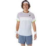 Asics Men Match Ss Top Dusk Violet/soft Sky Talla: S | Ropa deportiva Outlet | Hombre | Púrpura