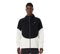 Asics Metarun Legend chaqueta de running impermeable para hombre | EU S in Cream/Performance Black
