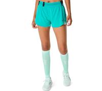 Asics pantalón corto Metarun Split vêtement running femme XL Vert
