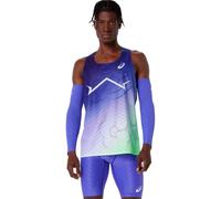 ASICS Metaspeed Singlet - Hombre - Violeta / Blanco / Verde - talla L- modelo 2026