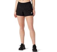 ASICS Mujeres Core 4In Short Laufbekleidung Pantalones Cortos Performance Black - Negro L