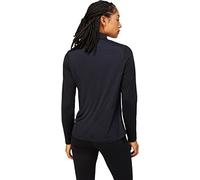 ASICS Mujeres Core Longsleeve 1/2 Zip Winter Top Laufbekleidung Camiseta De Manga Larga Performance Black - Negro M