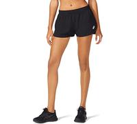 ASICS Mujeres Core Split Short Laufbekleidung Shorts Performance Black - Negro L