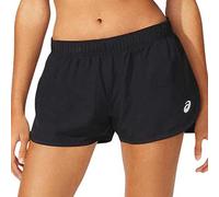 ASICS Mujeres Core Split Short Laufbekleidung Shorts Performance Black - Negro S