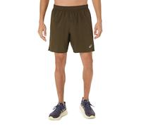 ASICS Pantalón corto de running para hombre Core 7IN marrón | M