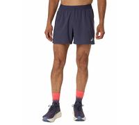 ASICS Pantalón corto de running para hombre Road de 5 pulgadas azul oscuro | S