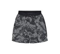 ASICS Pantalón deportivo 'Fujitrail' gris / negro / blanco L gris / negro / blanco