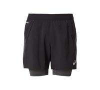 ASICS Pantalón deportivo 'Road' gris / negro XXL EUR